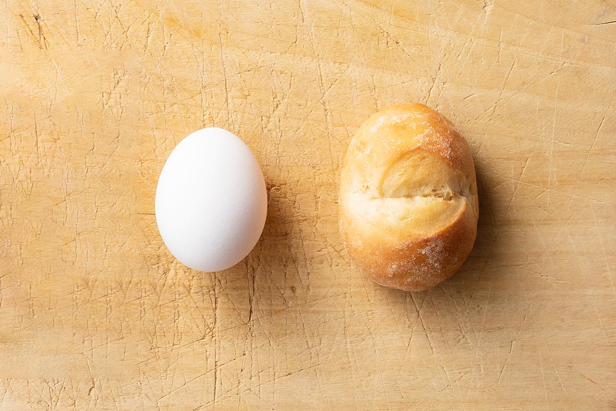 卵(M)よりやや大きいサイズのプティパン